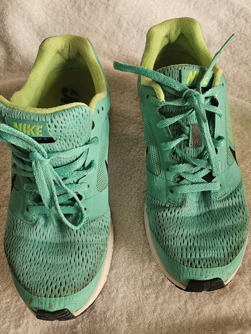 Nike Air Zoom Fly 2 Hyper Turquoise Volt Women's Running Shoes Size 8.